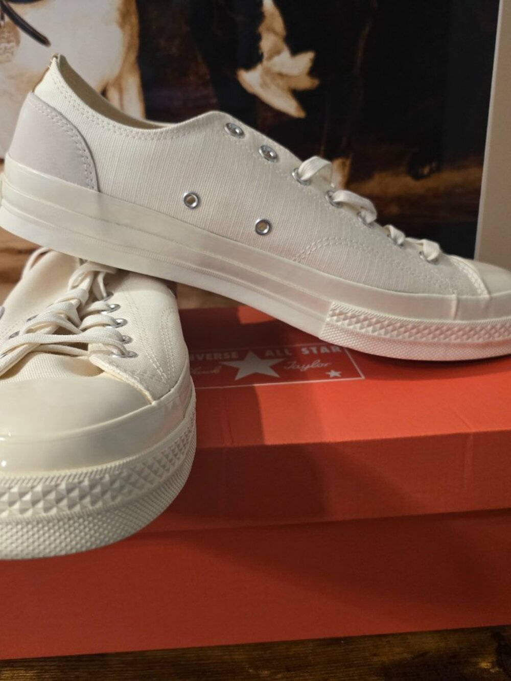 CONVERSE Chuck Taylor 70s Low Top Suede Leather Egret / Hay A15993C Mens 12 NEW